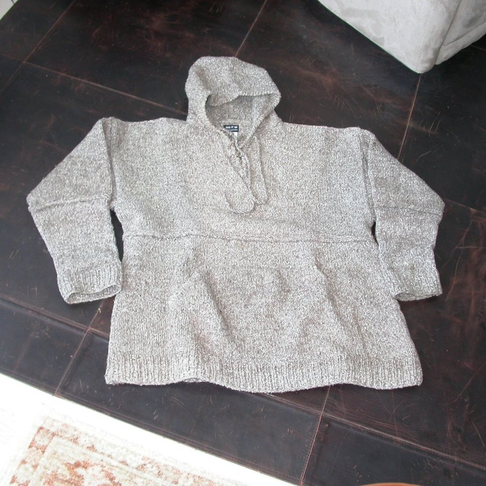 Chunky 100% Wool Hoodie